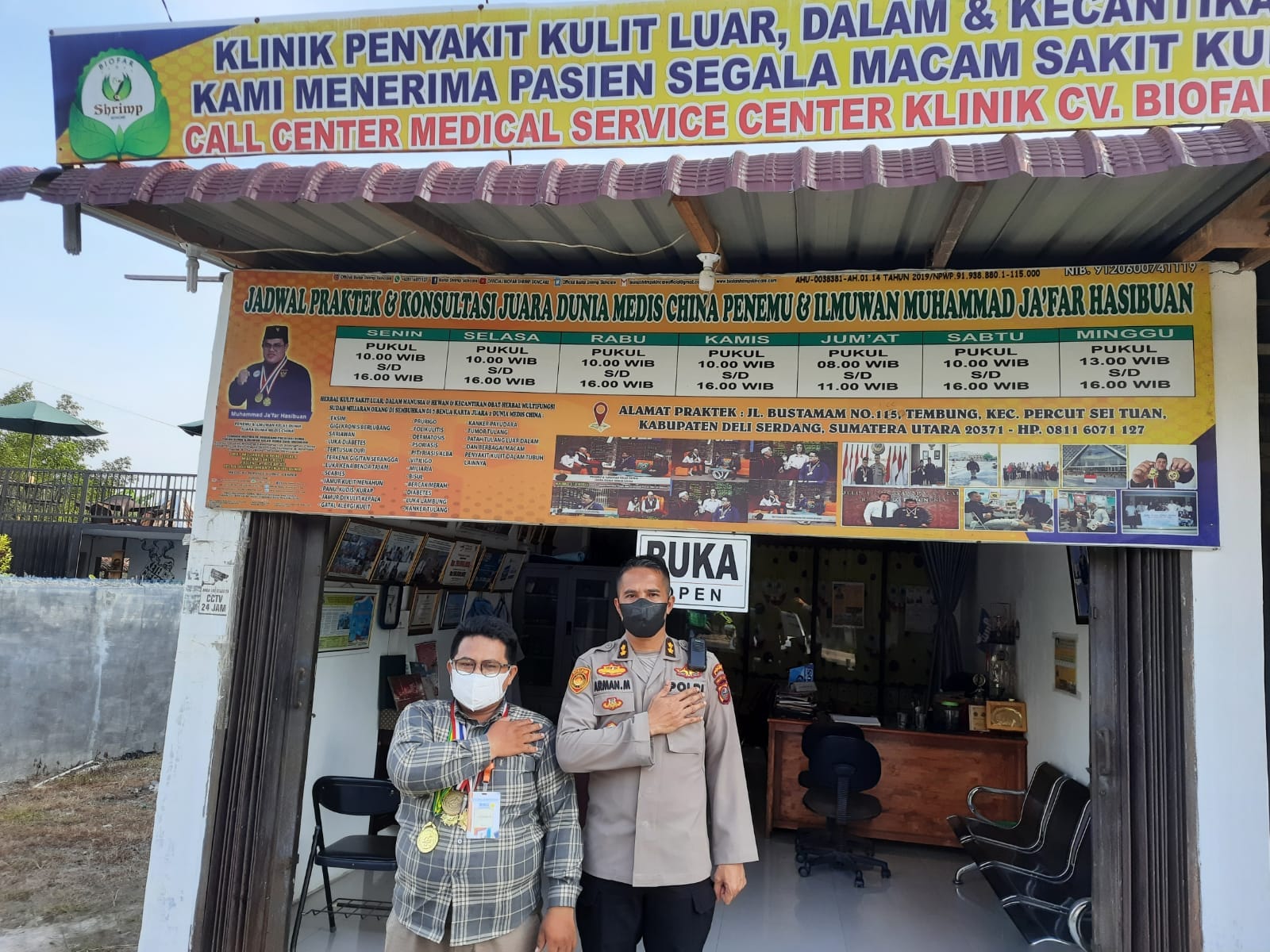 Kapolri Jenderal Listyo Sigit Prabowo : Terharu Musibah yang di Alami Muhammad Ja’far Hasibuan Penemu Biofar SS Juara Dunia Ilmuwan.
