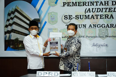 4 Tahun Berturut, Laporan Keuangan Pemko Tebing Tinggi Raih WTP