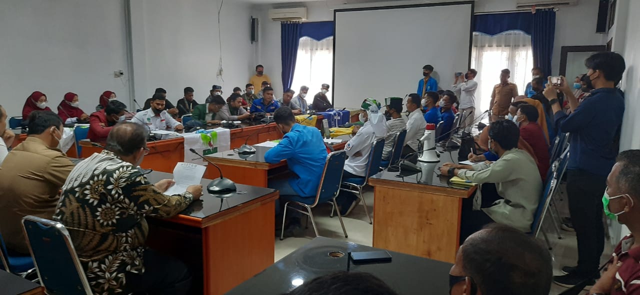 Polresta Deli Serdang Laksanakan Pengamanan Rapat Dengar Pendapat Di Kantor DPRD Deli Serdang