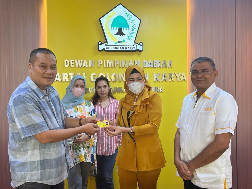 4 Srikandi Notaris Muslim Gabung ke DPD Partai Golkar Sumut.