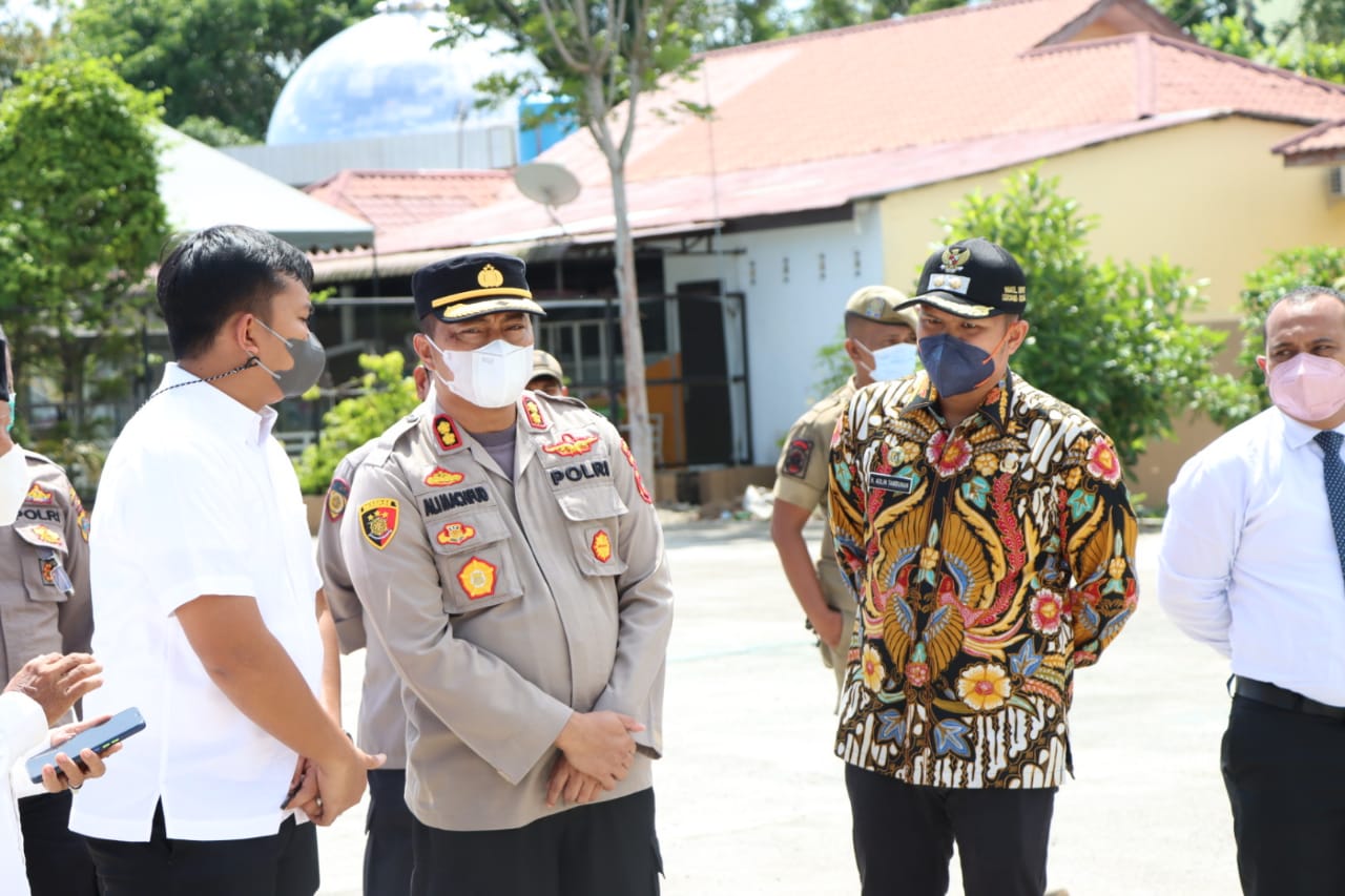 Operasi Pekat Toba 2022, Polres Sergai Musnahkan 218 Miras dan 19 Mesin Judi Tembak Ikan.