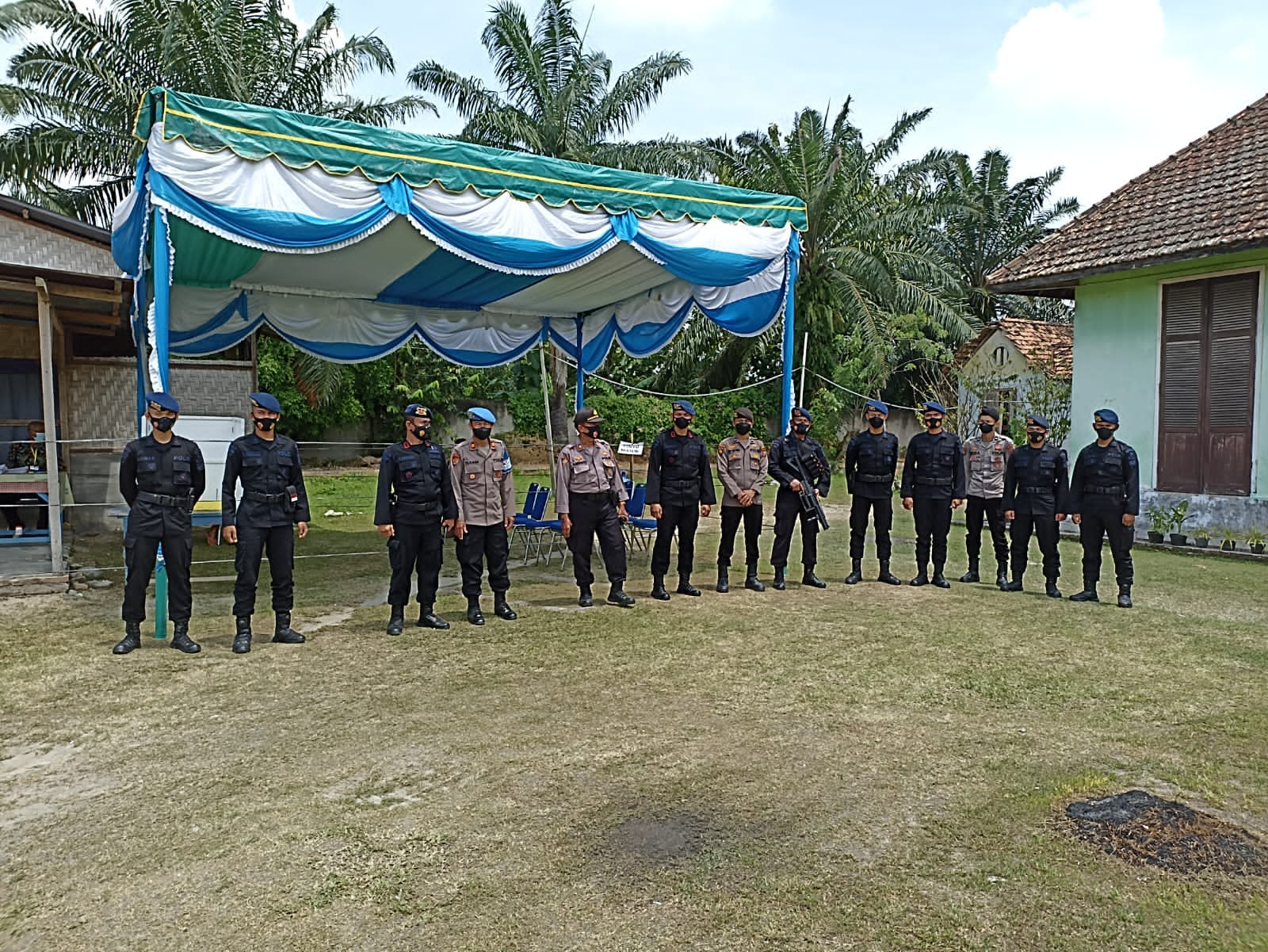 Antisipasi Gesekan Saat Pilkades, Polresta Deli Serdang Laksanakan Patroli Skala Besar