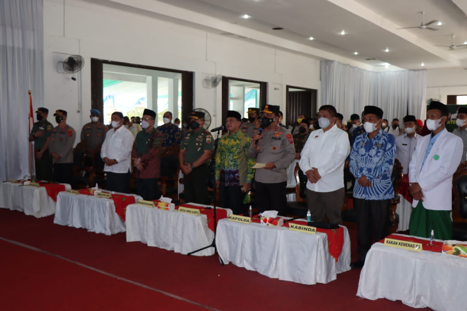 Kapolda Sumut Tinjau Gerakan Sejuta Vaksin Booster di Gedung Balairung Kab Deli Serdang