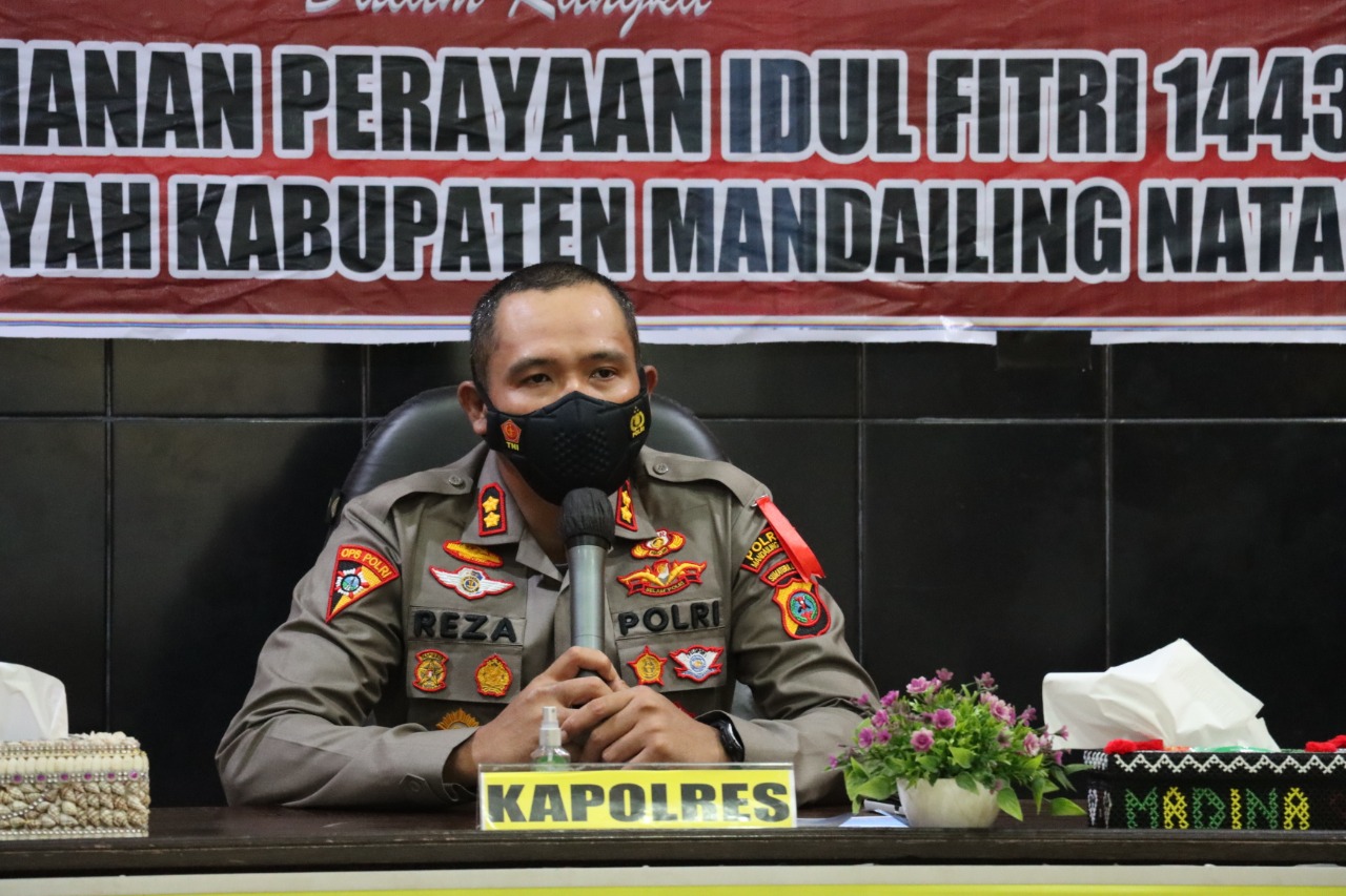 Kapolres Madina Pimpin Gelar Rakor Lintas Sektoral Dalam Rangka Ops Ketupat Toba 2022.