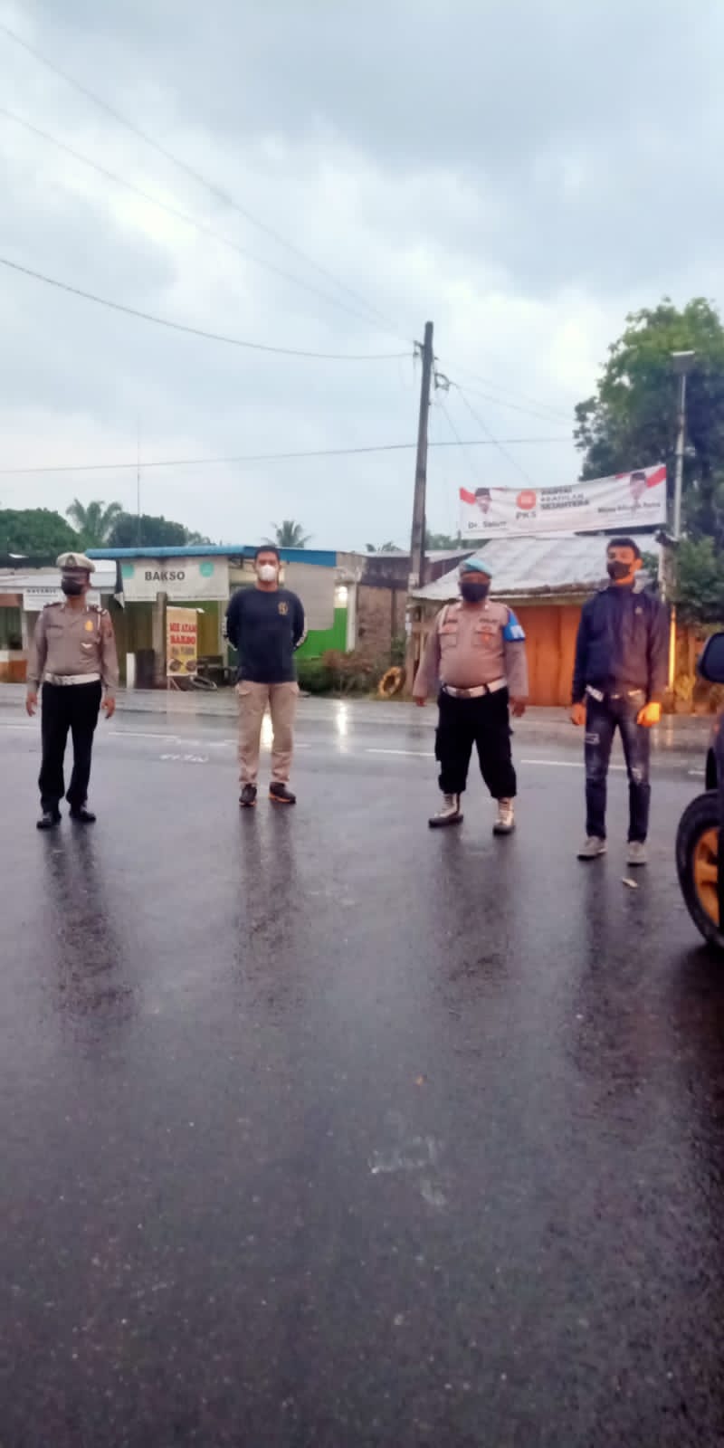 Cegah Kerumunan Masyarakat, Polres Sergai Gelar Patroli Asmara Subuh