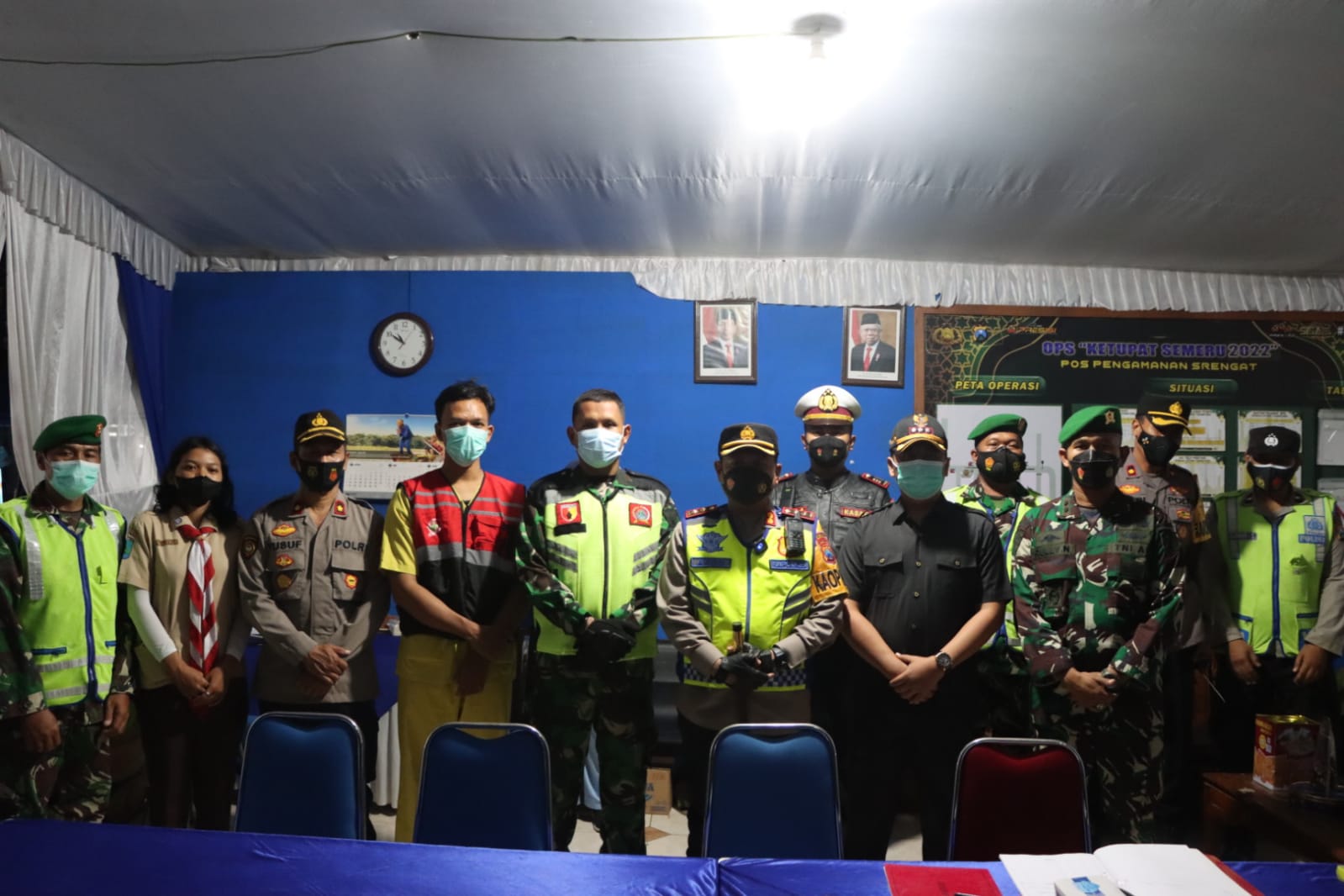 Pastikan Aman, Dandim 0808/Blitar Dan Kapolres Blitar Kota Gelar Patroli Pengamanan Malam Takbir