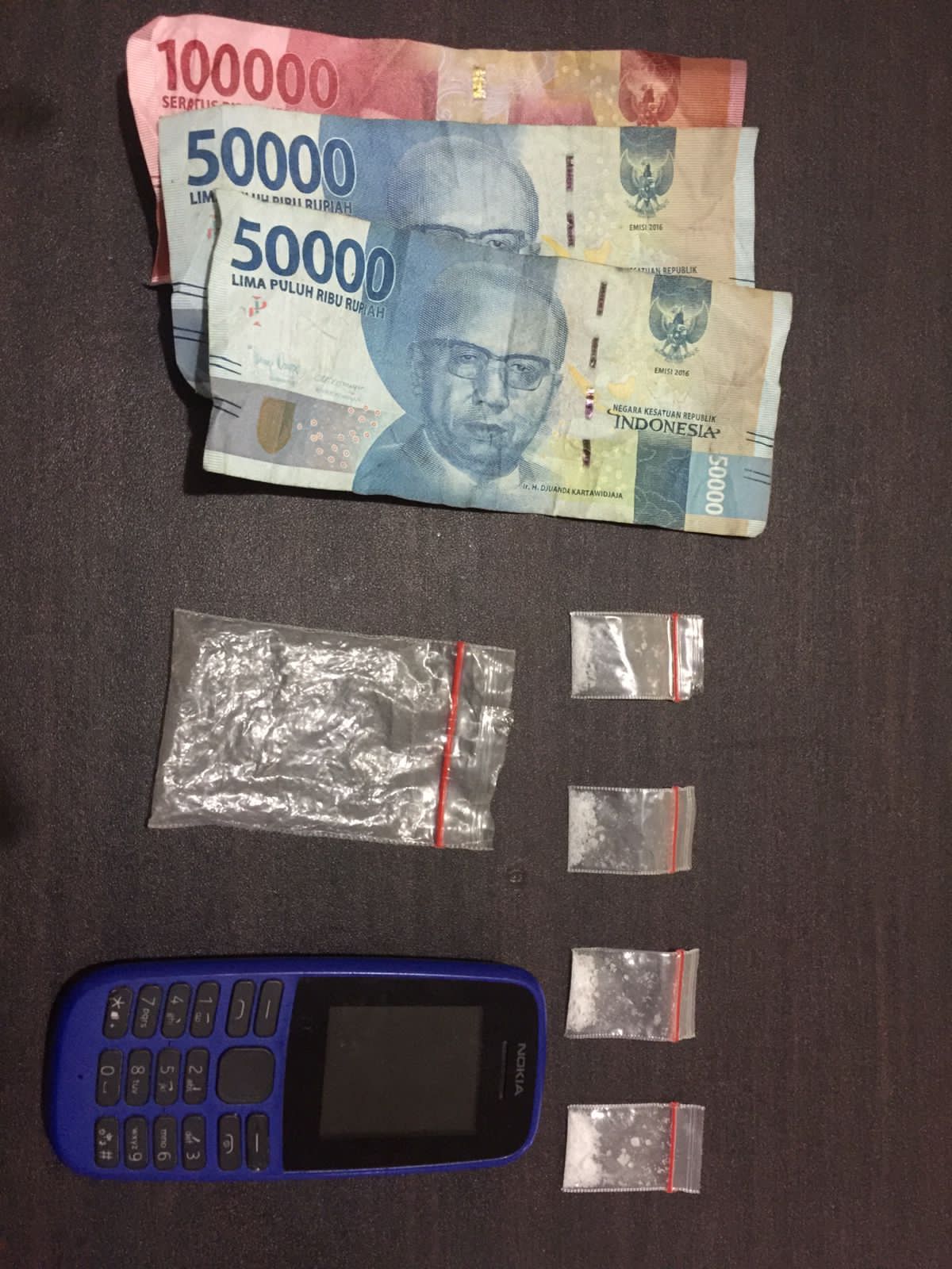 Satres Narkoba Polres Binjai Amankan 3 Pria Penyalahguna Narkoba.