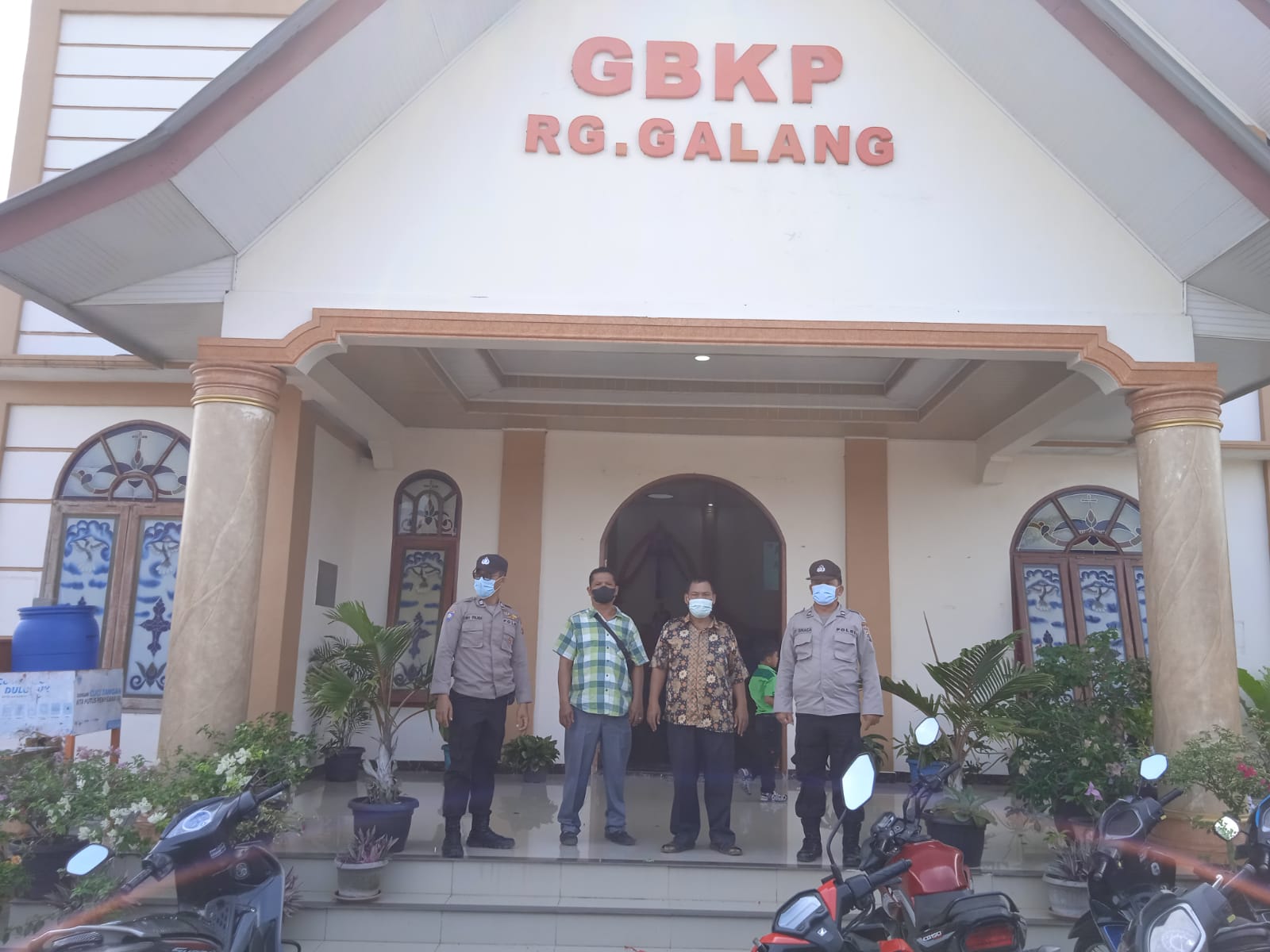 Polri Hadir Berikan kenyamanan dalam pelaksanaan Ibadah Gereja