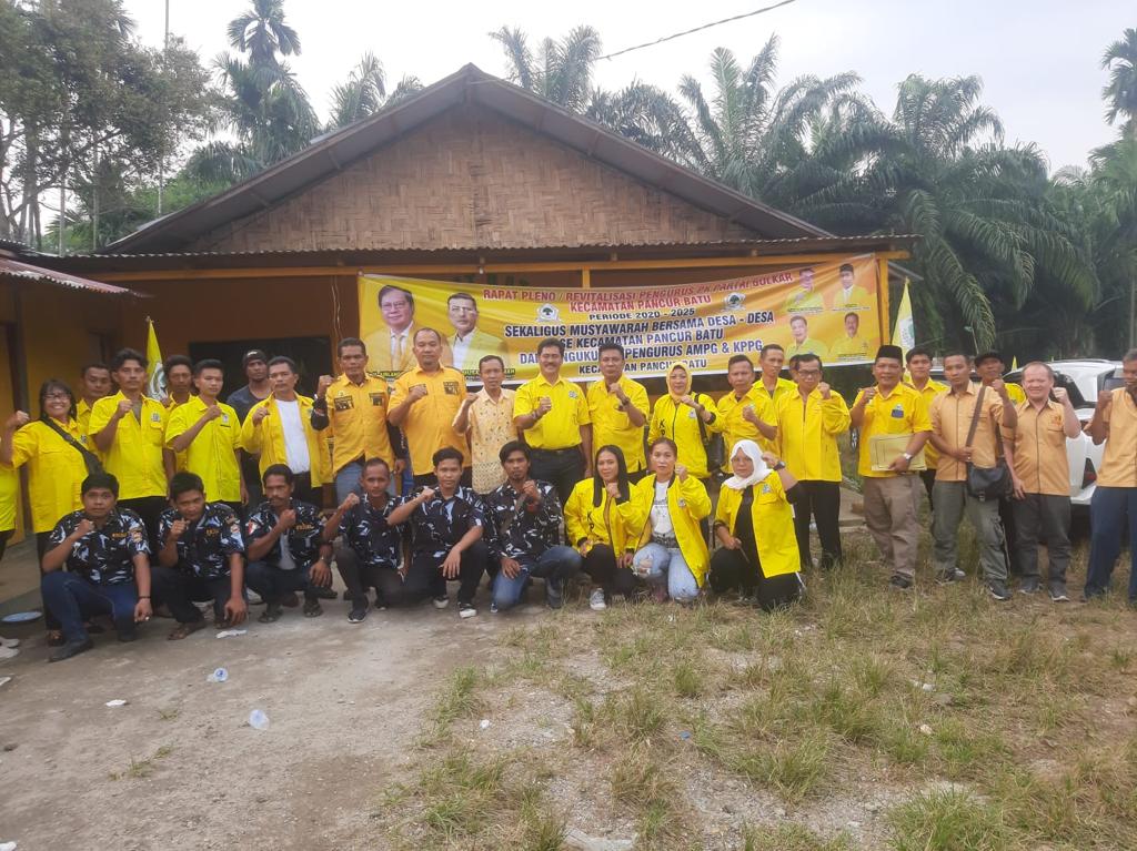 Pengurus Kecamatan Golkar Pancur Batu Gelar Revitalisasi dan Musdes