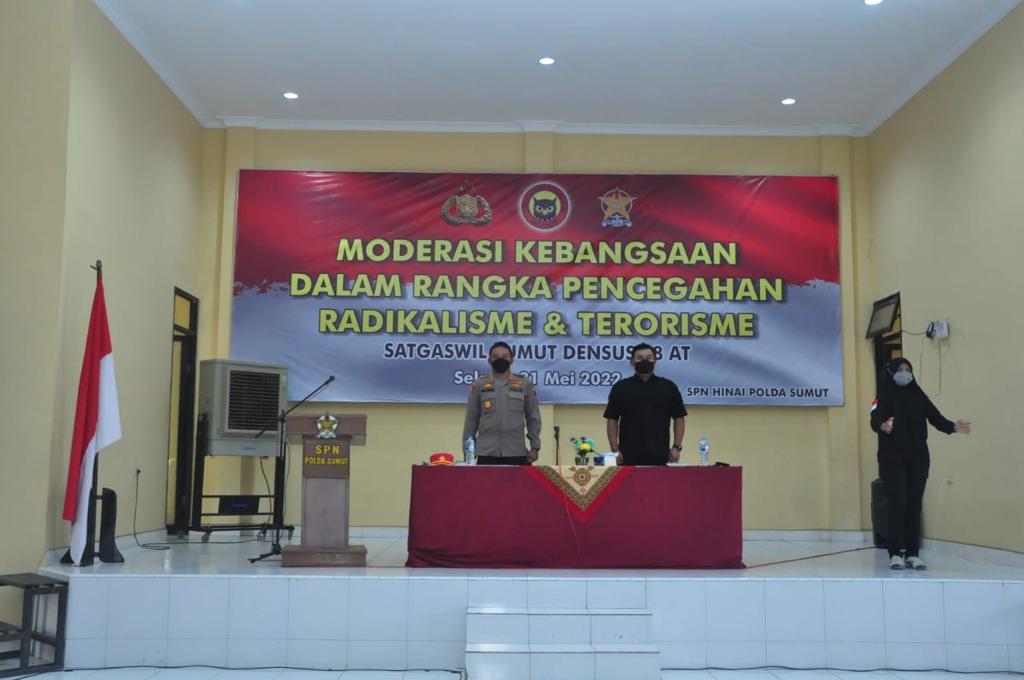 Bintara Remaja SPN Hinai Poldasu Terima Pengarahan dari Satgaswil Sumut Densus 88 AT