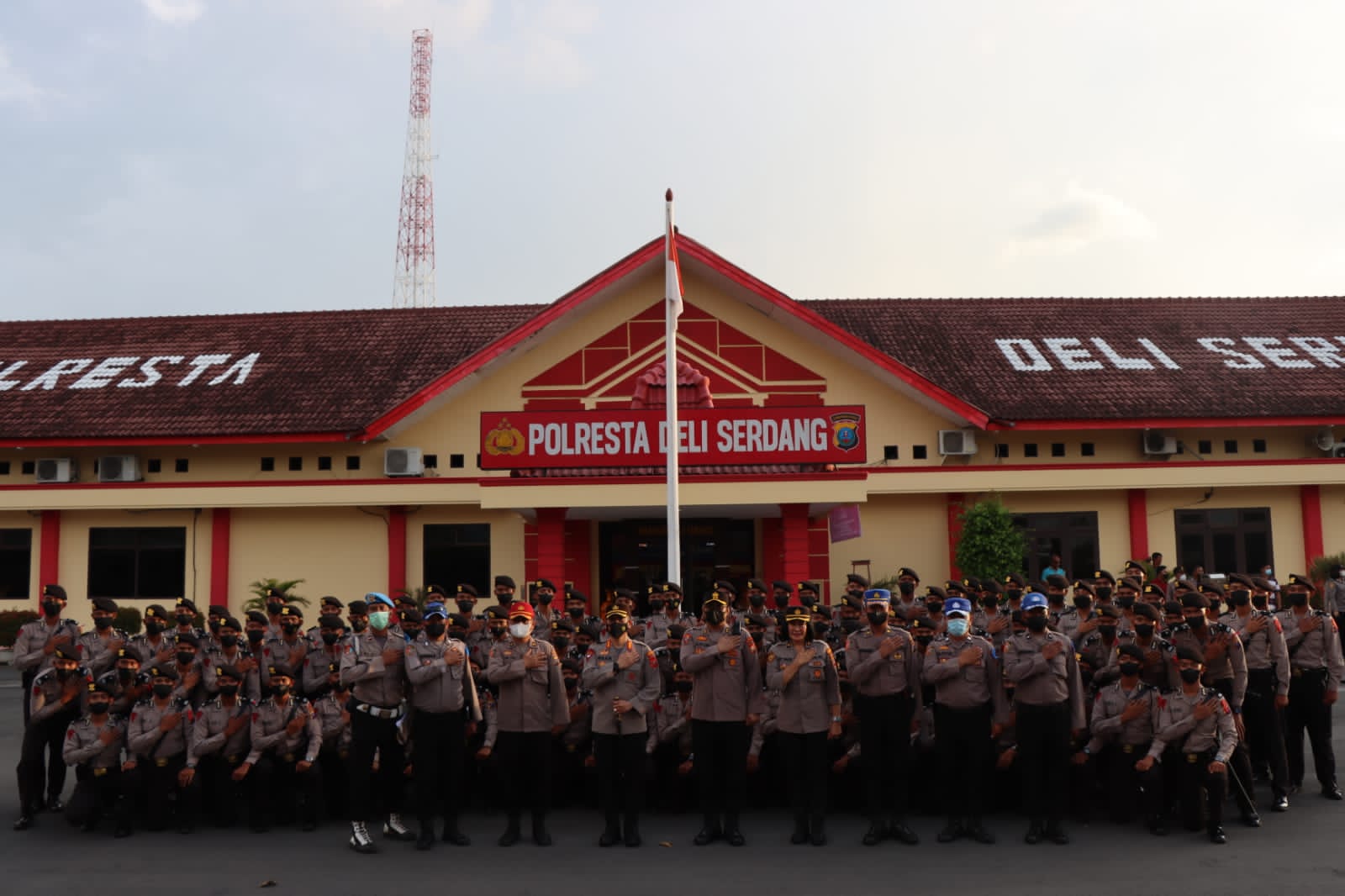 Polresta Deli Serdang Terima Latihan Kerja Siswa Diktukba Polri Gel I SPN Hinai Polda Sumut