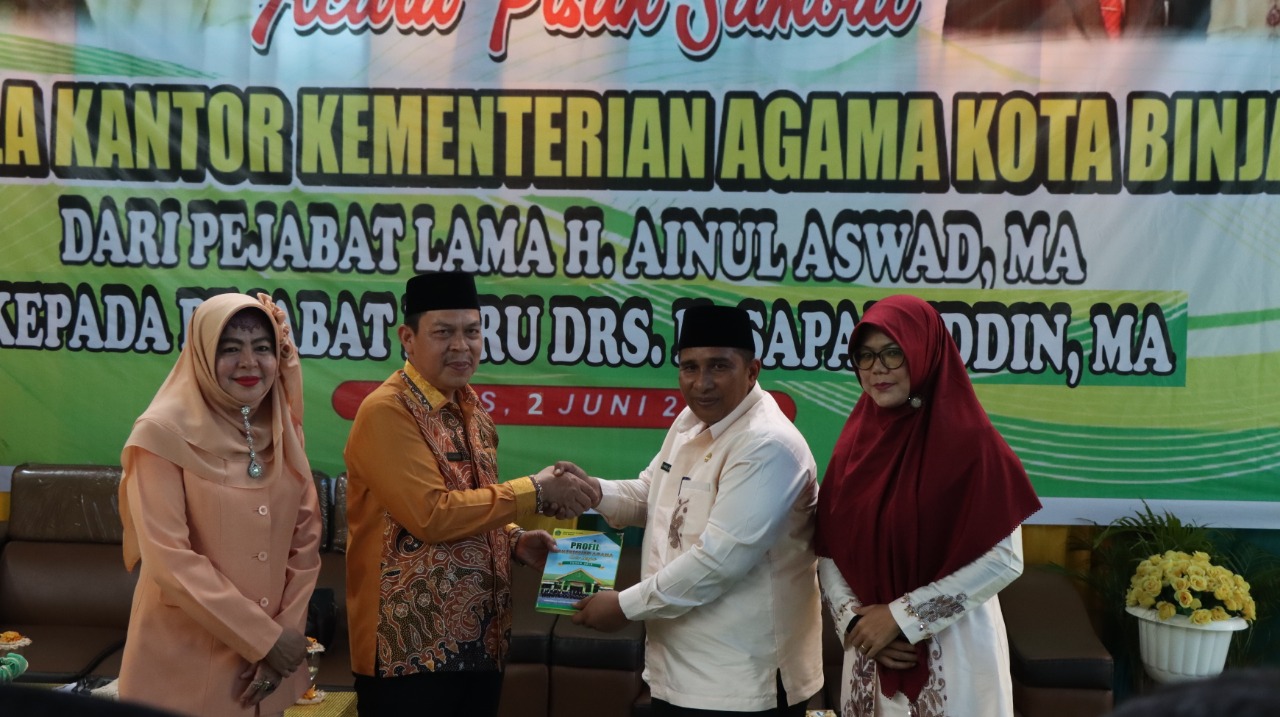 Kapolres Binjai Hadiri Lepas Sambut Kakan Kemenag Kota Binjai