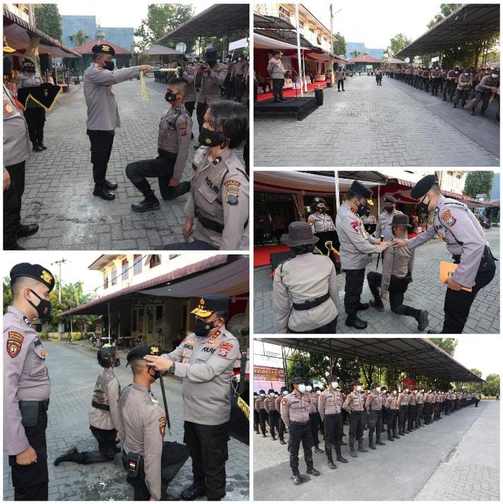 Pimpin Upacara Penutupan Tradisi Bintara Remaja, Kapolda Sumut : Samapta Garda Terdepan Memelihara Kamtibmas