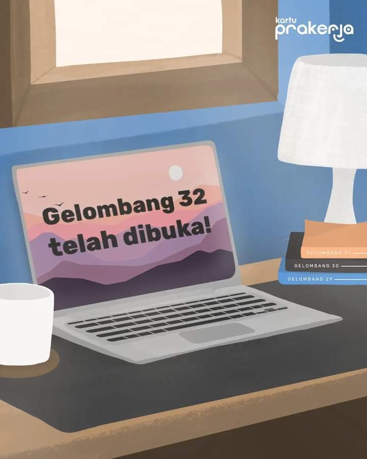 Pendaftaran Kartu Prakerja Gelombang 32 Telah Resmi Dibuka Pada Situs Web www.prakerja.go.id.