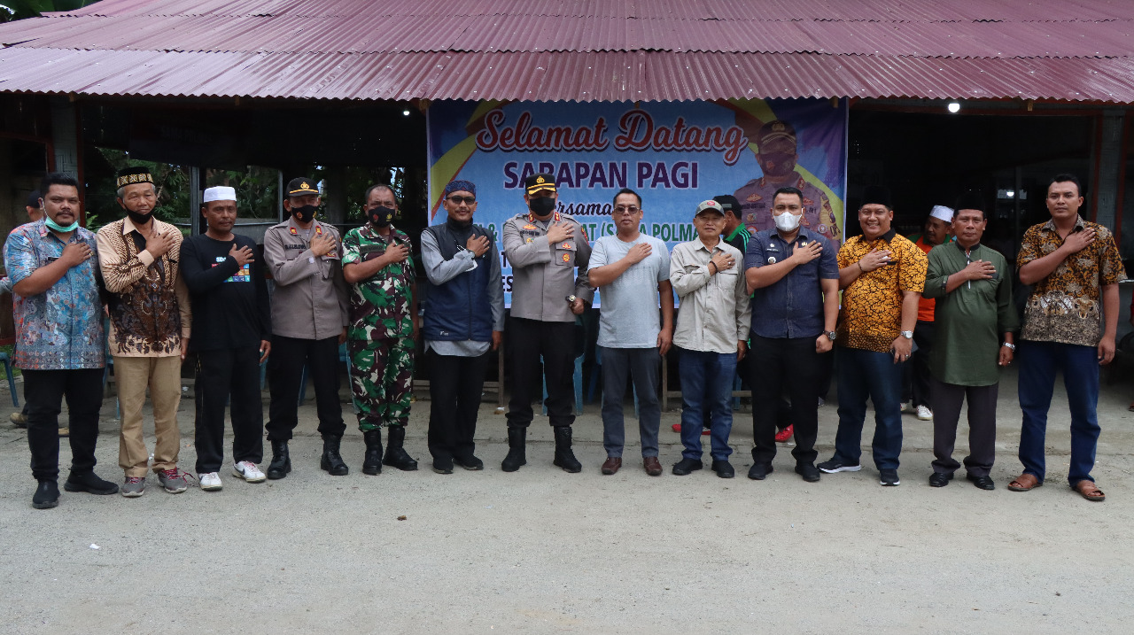 Giat Kapolres Binjai Sarapan Bersama Polisi Dan Masyarakat