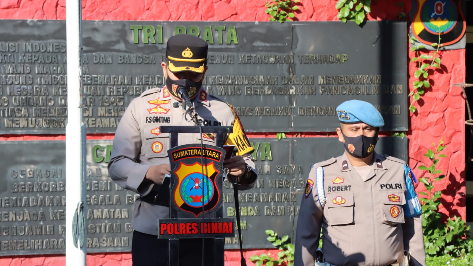 Kapolres Binjai Pimpin Apel Gelar Pasukan Ops “Patuh Toba – 2022