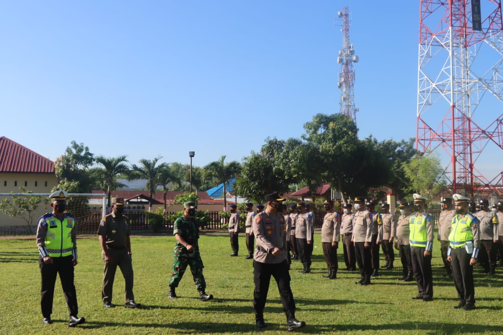 Polresta Deli Serdang Laksanakan Apel Gelar Pasukan Ops Patuh Toba 2022