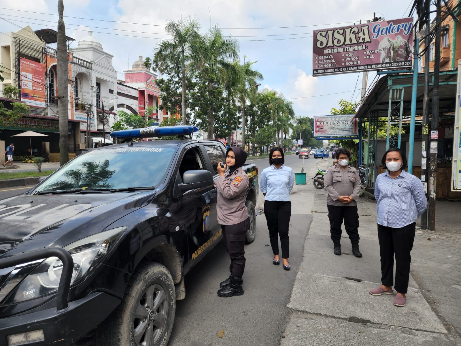 Polsek Medan Tuntungan Rutin Patroli Antisipasi Kamtibmas