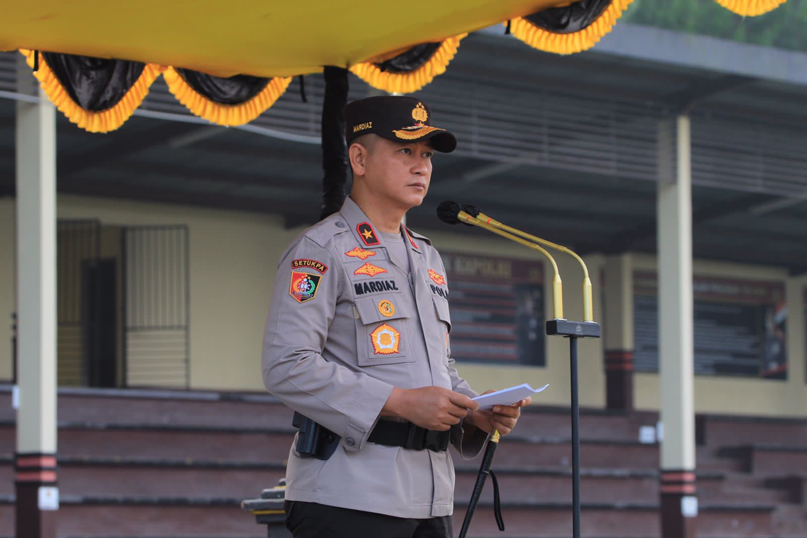 Kasetukpa Lemdiklat Polri resmi membuka pendidikan integrasi Diktukpa TNI AD dan Setukpa Polri tahun 2022