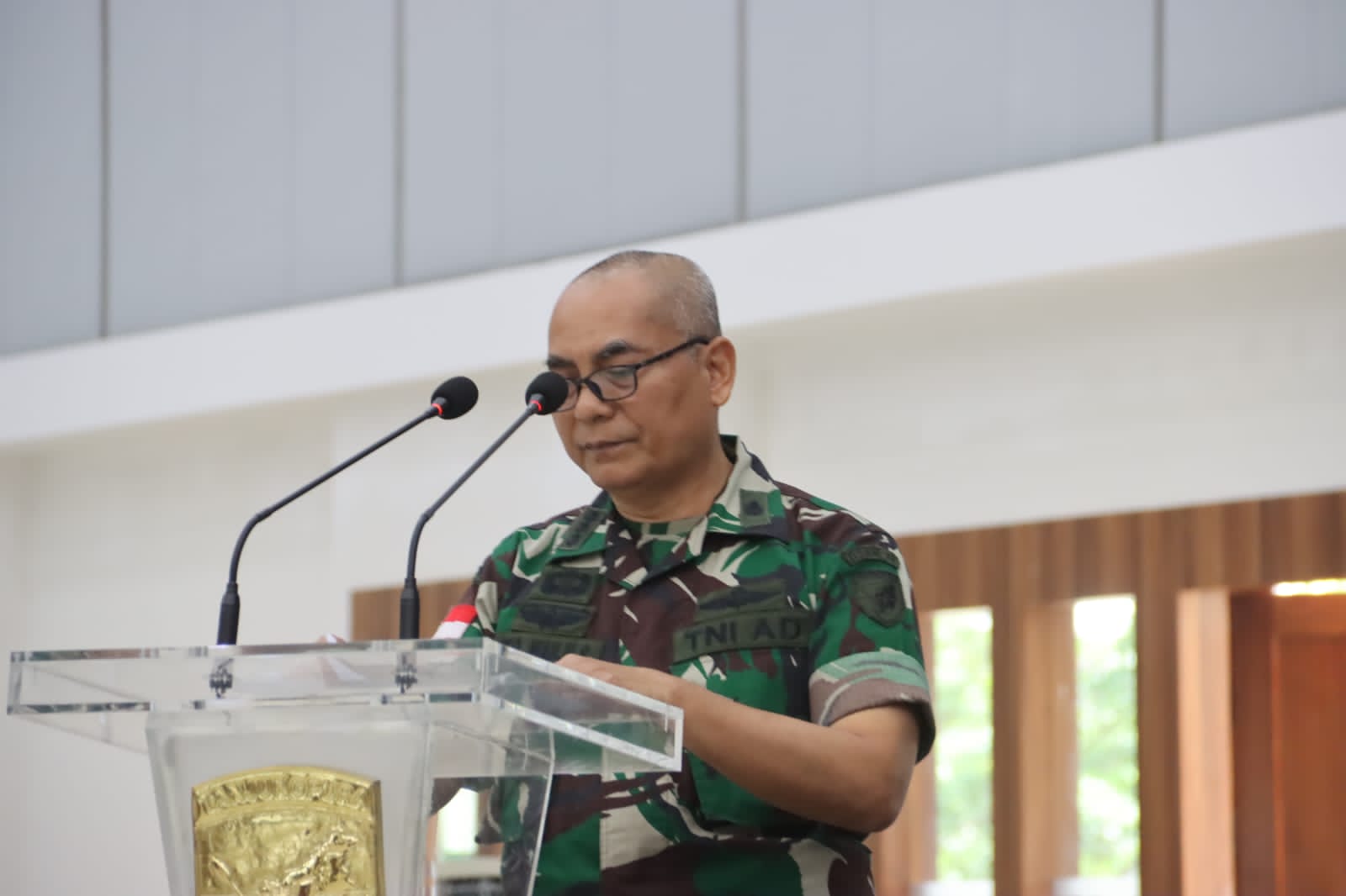 Evaluasi Pelaksanaan Progja, Kodam XII/Tpr Gelar Taklimat Awal Pengawasan Post Audit Itjenad