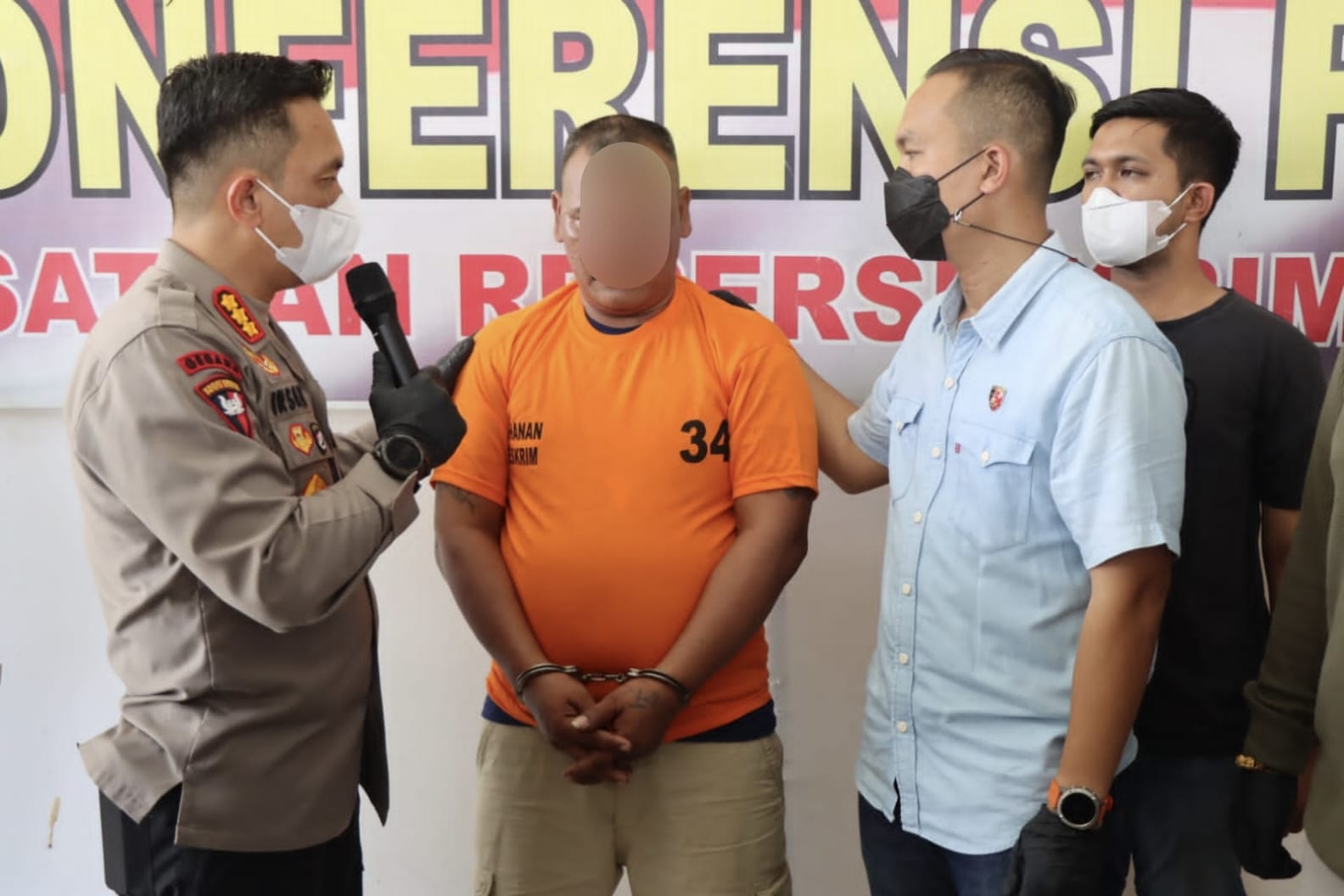 Kapolresta Deli Serdang Pimpin Press Release, Ungkap Kasus Percobaan Pembunuhan Berencana