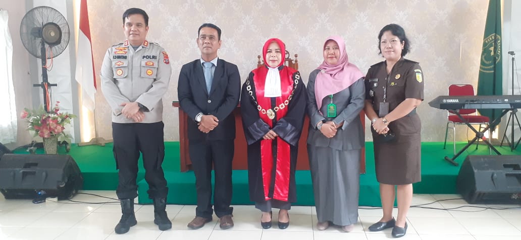 KAPOLRES BINJAI MENGHADIRI PELANTIKAN WAKIL KETUA PN BINJAI