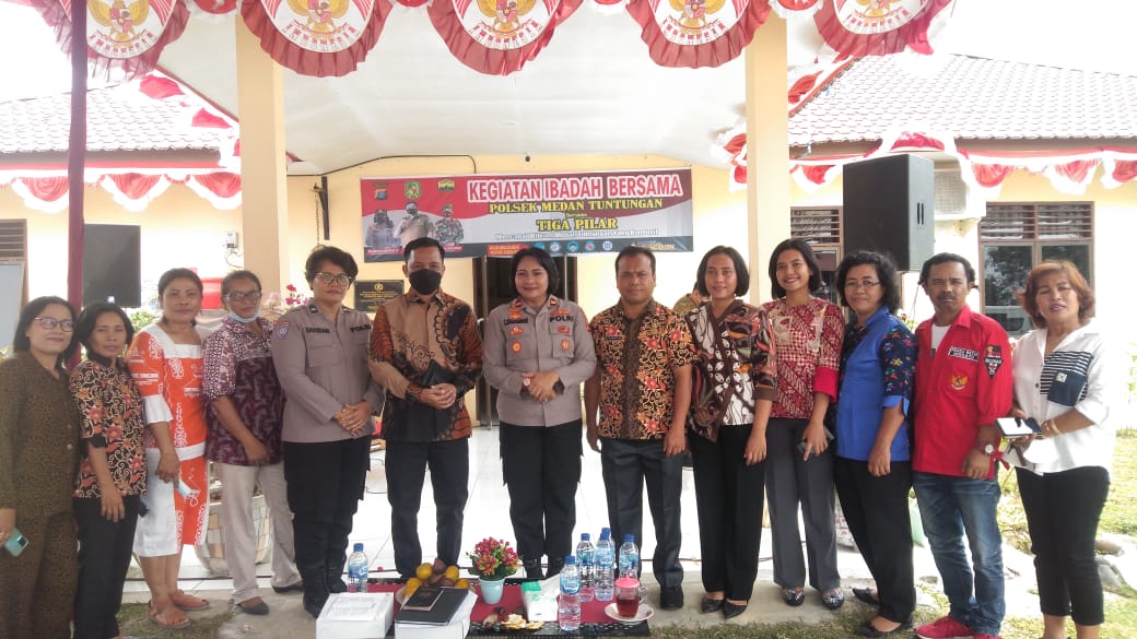Iptu Crhistin Simanjuntak Inisiasi Ibadah Bersama Guna Mecapai Kamtibmas yang Kondusif
