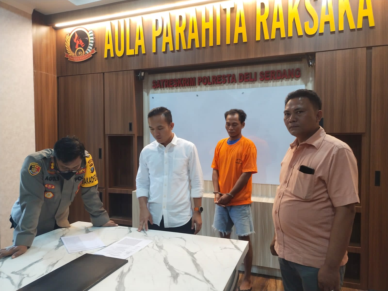 Sat Reskrim Polresta Deli Serdang Berhasil Amankan Pelaku Curas di Kecamatan Tanjung Morawa