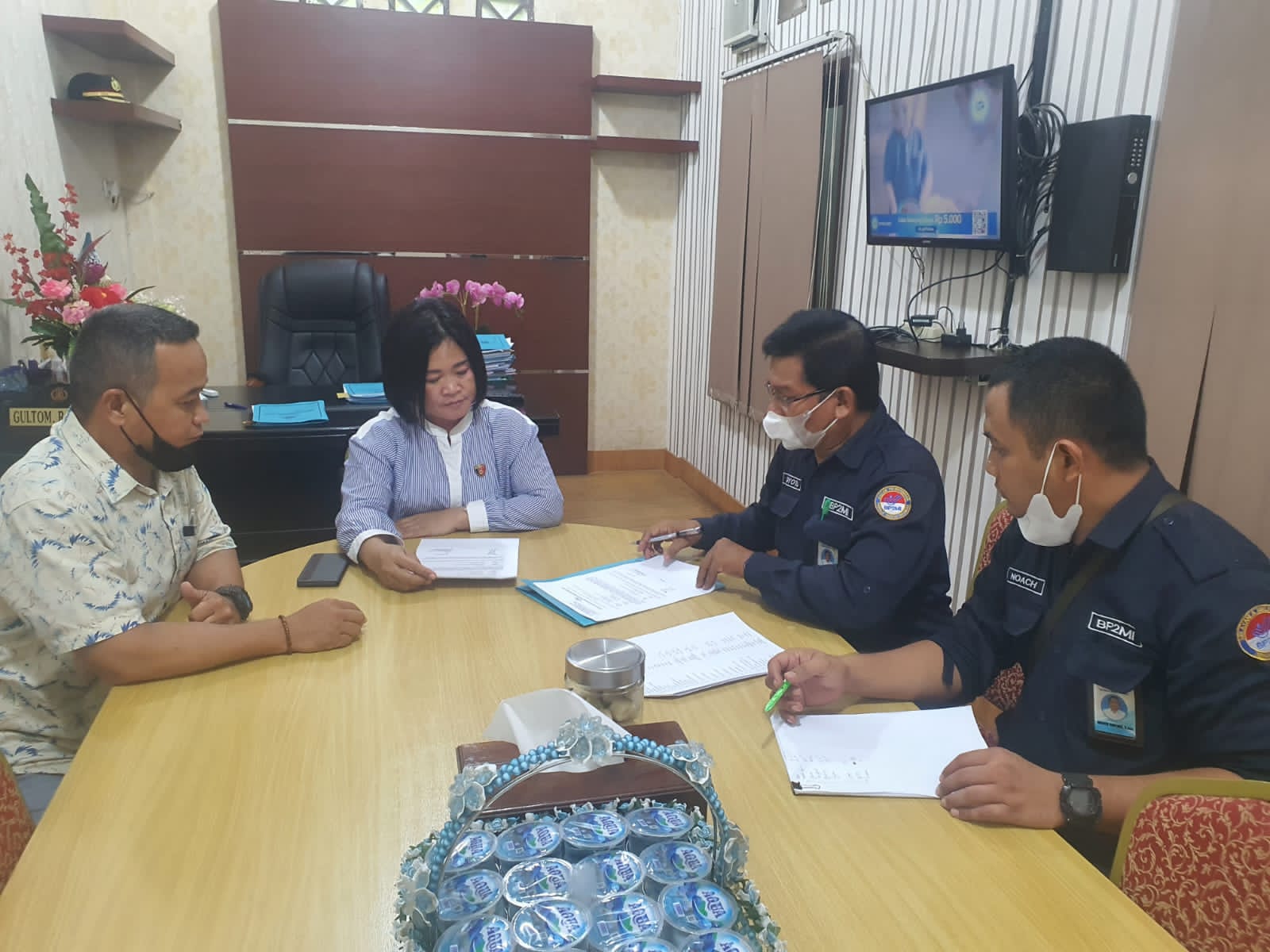 Polda Sumut Serahkan 91 Pekerja Migran Ilegal ke BP3MI Untuk Dipulangkan