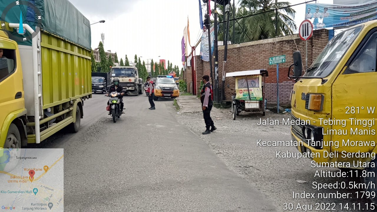 Cegah Aksi Premanisme Dan Pungli, Sat Samapta Polresta Deli Serdang Laksanakan Patroli Stasione