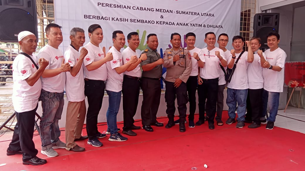 Heart Of Hope Community Meresmikan Cabang Di Kota Medan Berbagi Kasih Sembako Kepada Anak Yatim Dan Dhuafa
