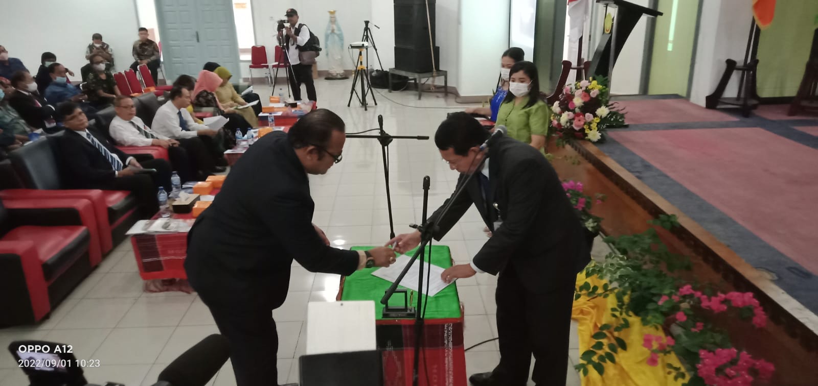 Rektor Universitas Katolik Santo Thomas Prof.Dr.Maidin Gultom,SH.,M.Hum Resmi Di Lantik