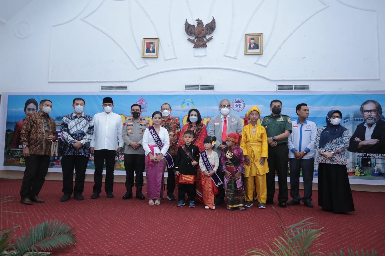 Kapolda Sumut Hadiri Open Ceremony Forum Nasional Perlindungan Anak ke-V Tahun 2022.
