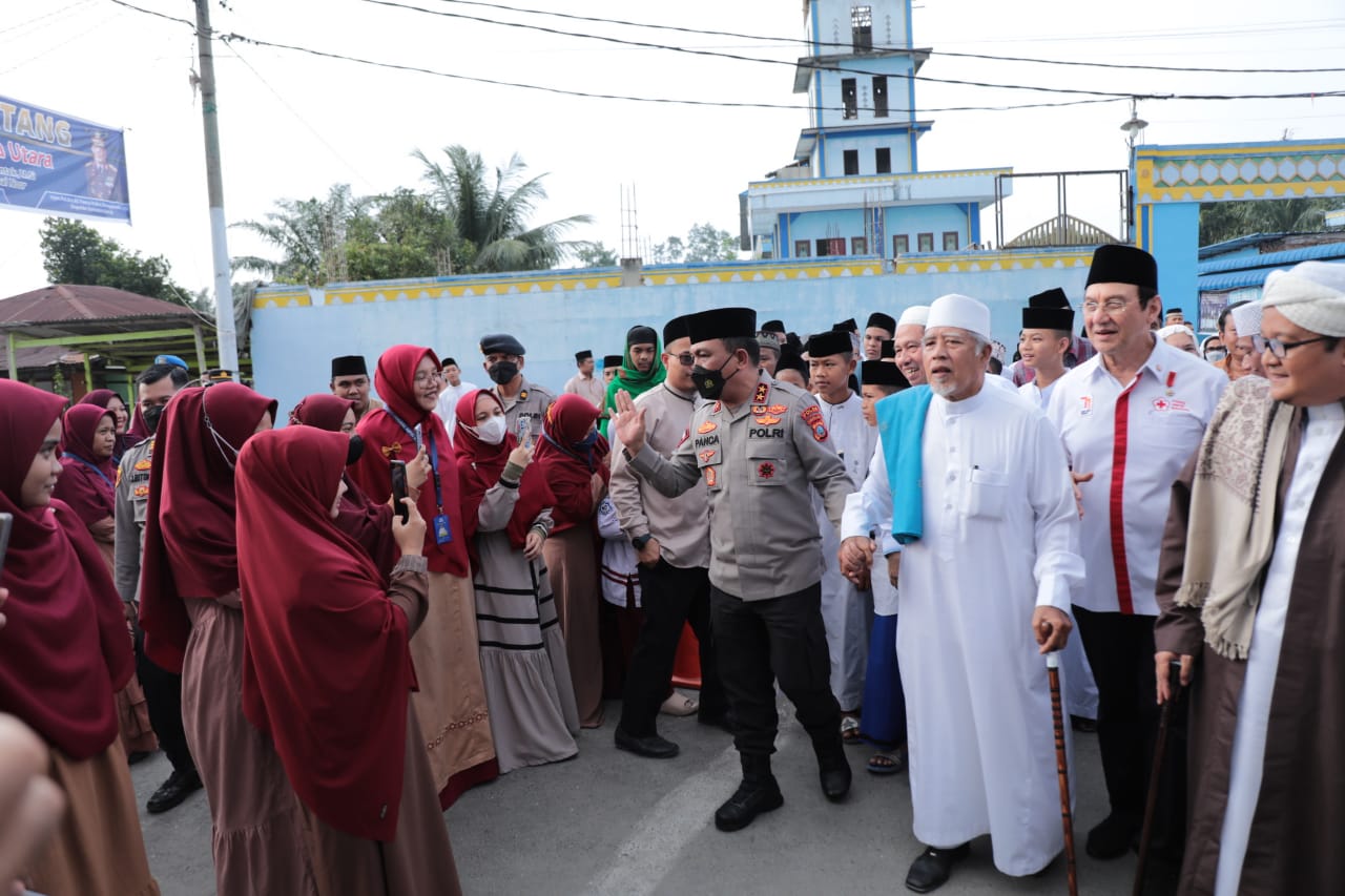 Kunjungi Ponpes Tahfiz Quran Jabal Noor, Kapolda Sumut : Pesantren Lahirkan Generasi Muda Yang Taat Agama