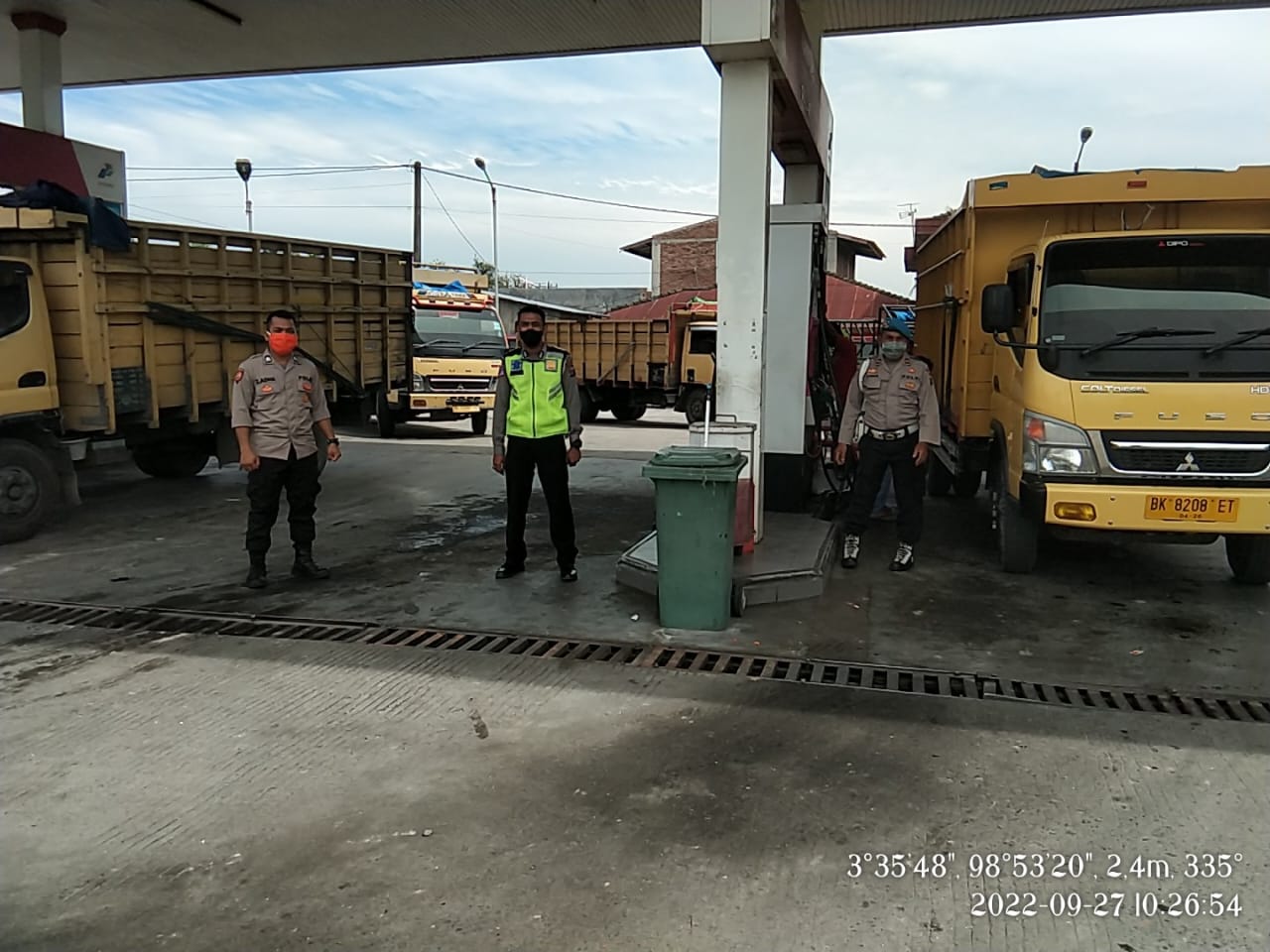 Monitoring BBM Sesuai Peruntukkan, Personil Polsek Beringin Polresta Deli Serdang Laksanakan Patroli Ke SPBU