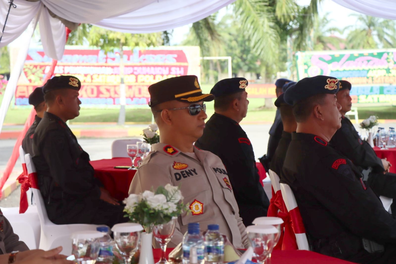 KAPOLRES BINJAI HADIRI PELANTIKAN JABATAN KOMANDAN BATALYON A BRIMOB POLDASU