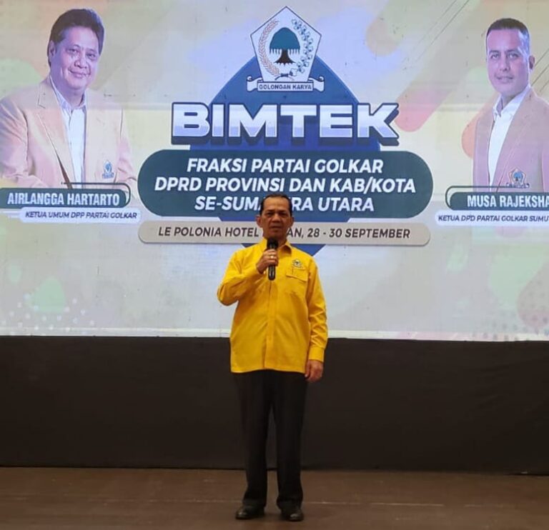Syahrul Pasaribu Narsum Bimtek Anggota Fraksi Golkar Se Sumut