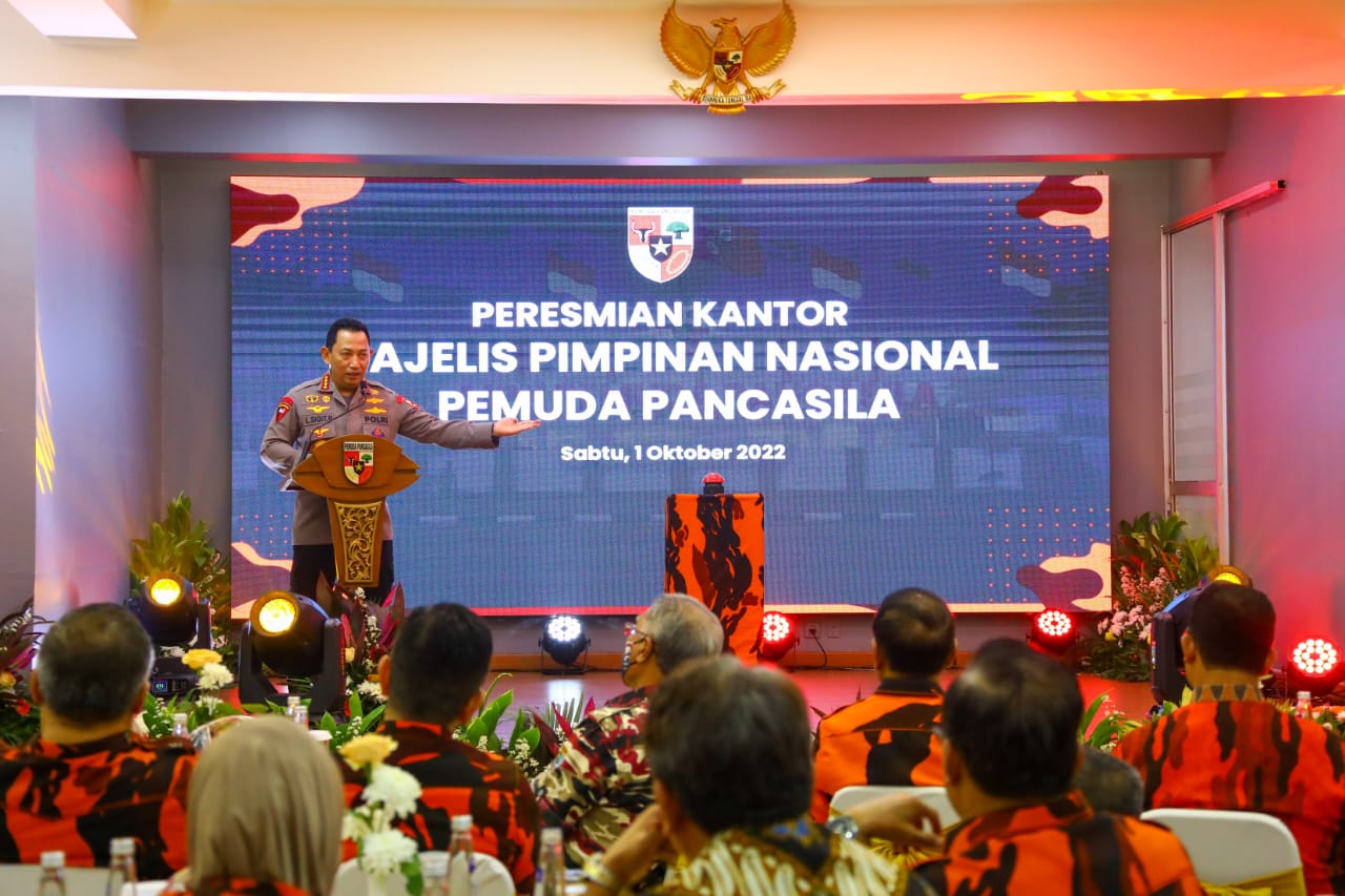 Dihadapan Kader Pemuda Pancasila, Kapolri Serukan Pentingnya Persatuan-Kesatuan.