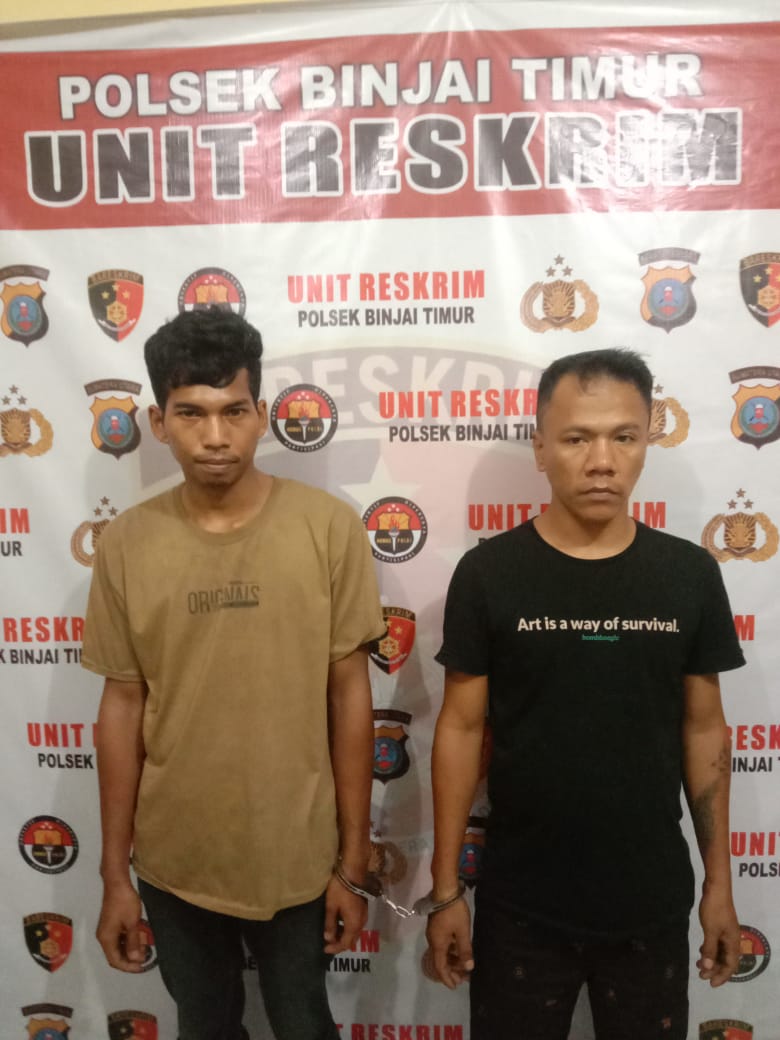 POLSEK BINJAI TIMUR POLRES BINJAI UNGKAP KASUS PENCURIAN DENGAN PEMBERATAN & AMANKAN 2 PELAKU