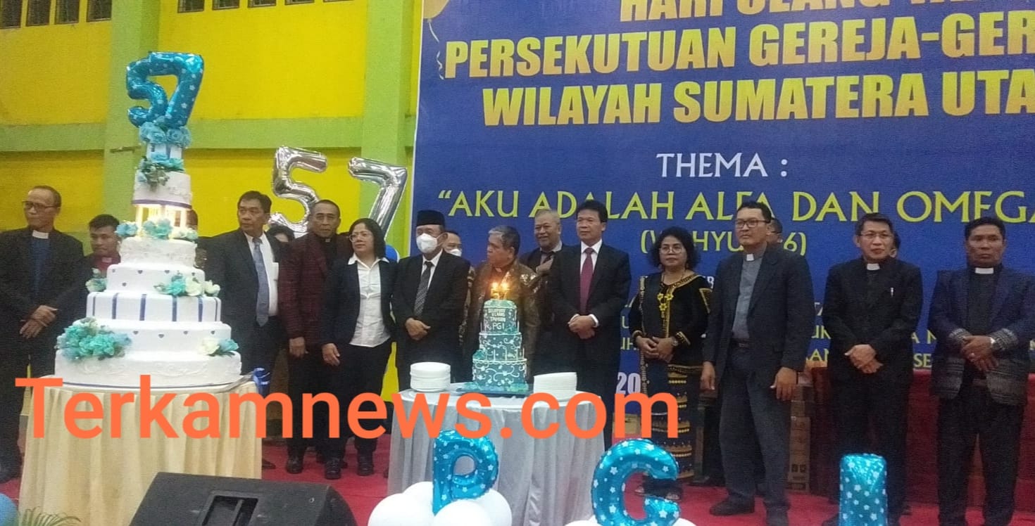 Ibadah Puncak Perayaan HUT PGIW- Sumut Yang Ke 57 Berjalan Sukses.