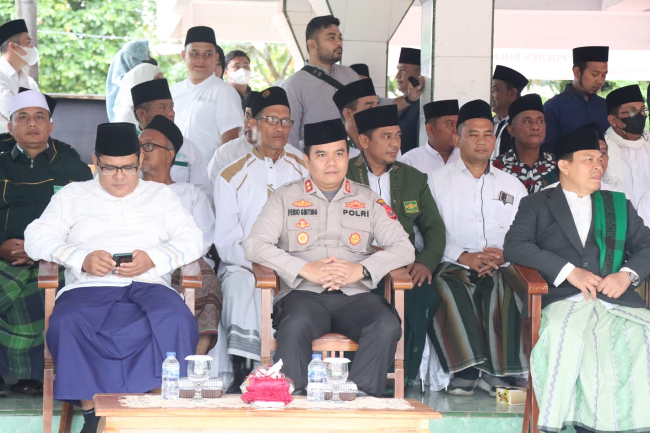 KAPOLRES BINJAI MENGHADIRI PERINGATAN HARI SANTRI NASIONAL 2022