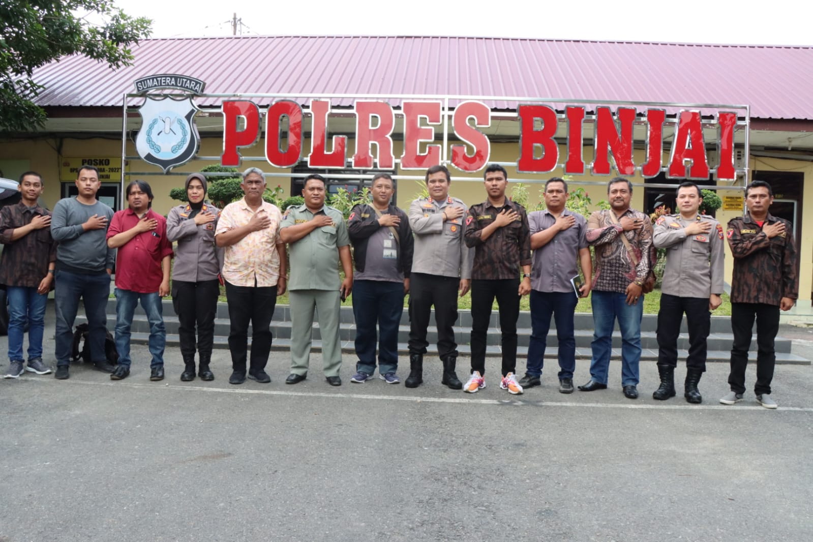 KAPOLRES BINJAI TERIMA KUNJUNGAN SILATURRAHMI DARI KBPPP.