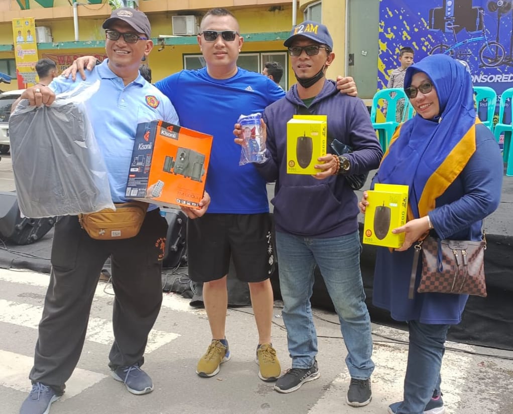 Pengurus DPD KNPI Kota Medan Melaksanakan Jalan Sehat Pemuda Dalam Rangka Hari Sumpah Pemuda 2022.
