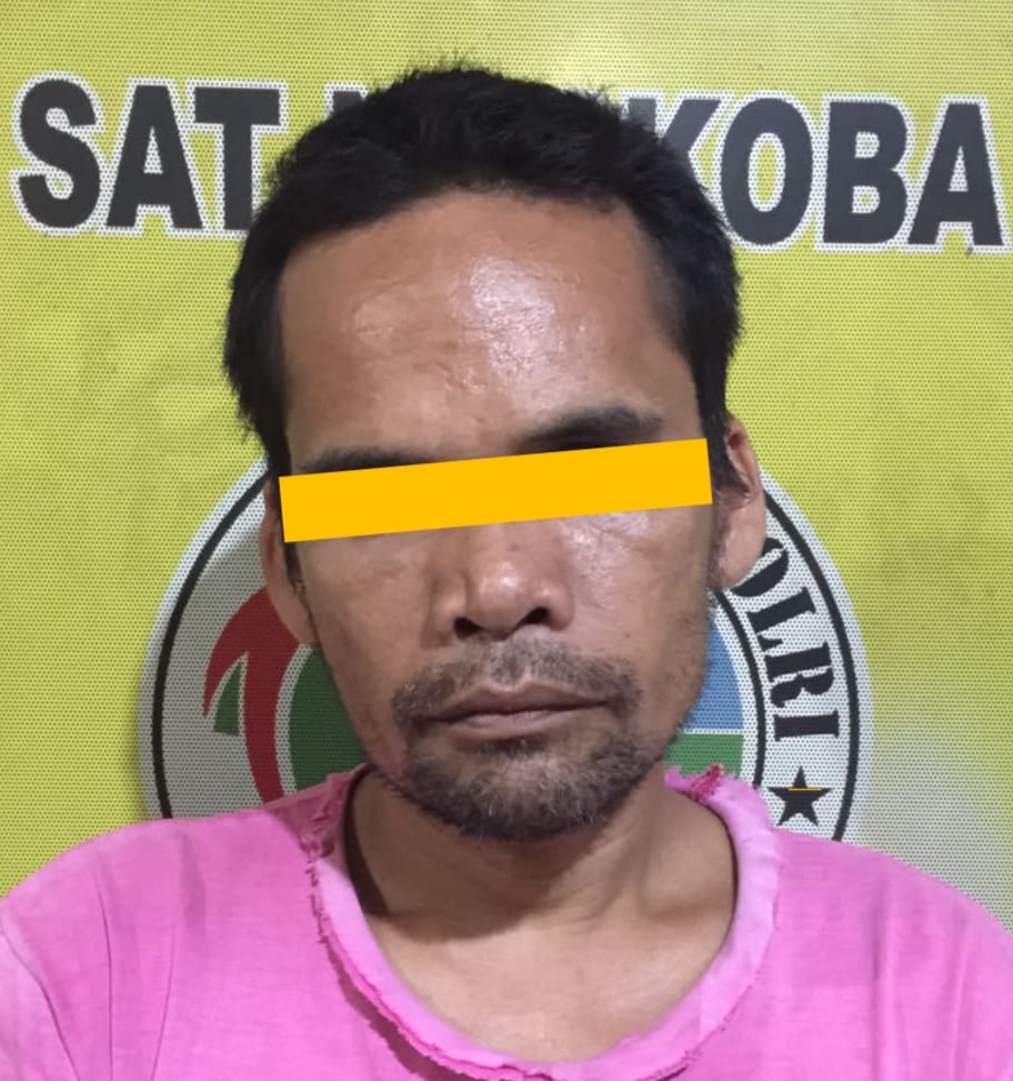 SATRES NARKOBA POLRES BINJAI AMANKAN SEORANG PRIA PENGEDAR SABU.