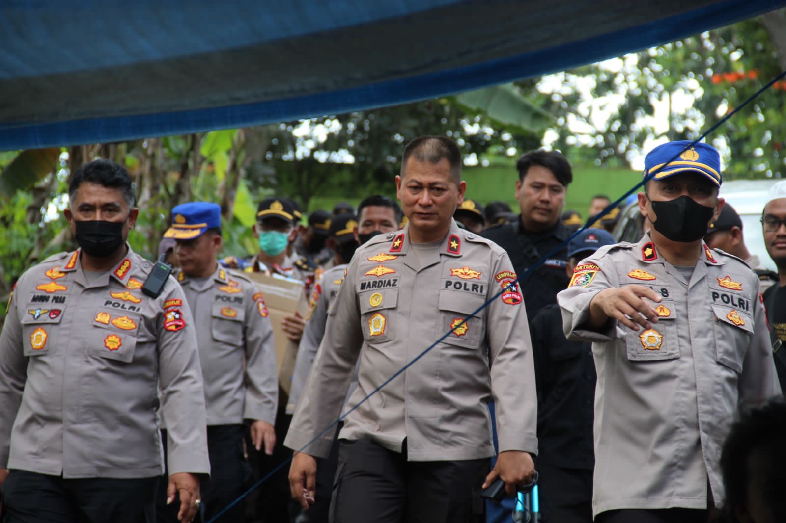 Setukpa Lemdiklat Polri Kerahkan Tim Untuk Membantu Penanganan Bencana Gempa Cianjur.