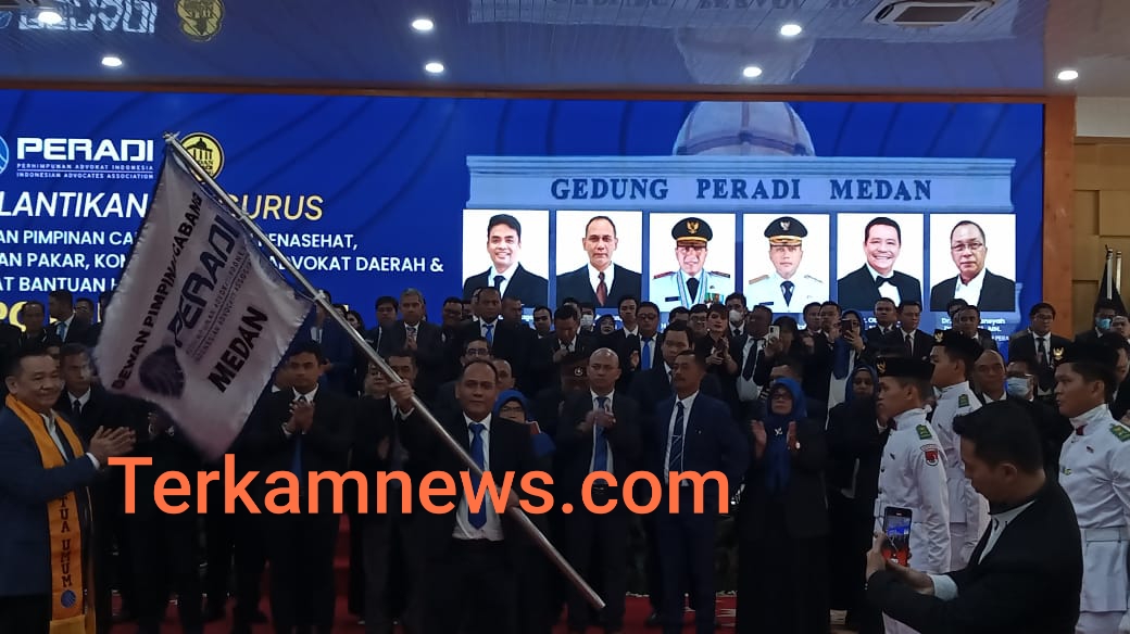 Ketua Umum DPN  Peradi Lantik Kepengurusan DPC  Peradi Kota Medan Periode 2022 – 2027.