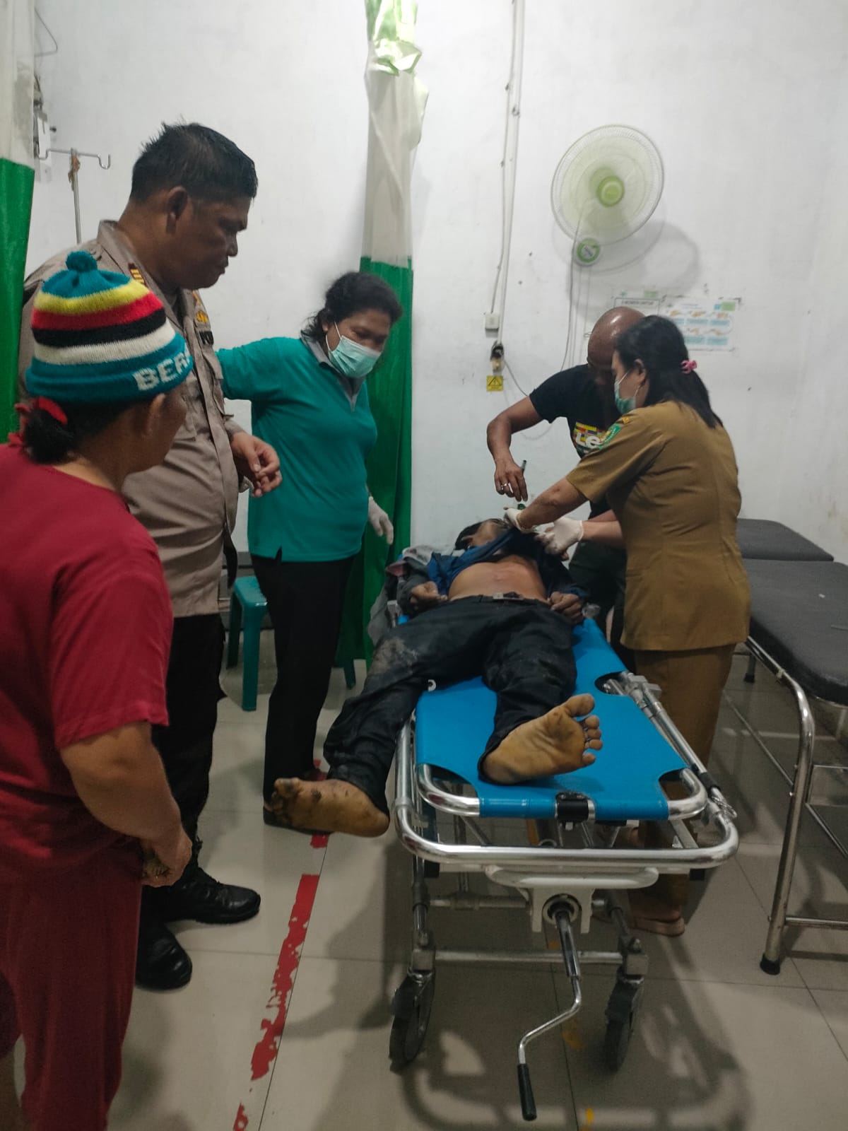 PERKELAHIAN DUA PRIA, SATU ORANG MEREGANG NYAWA.