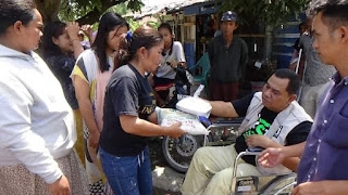 KSJ Salurkan Bantuan Untuk Korban Banjir di Paya Pasir Marelan dan Komplek TKBM Sei Mati Medan Labuhan.