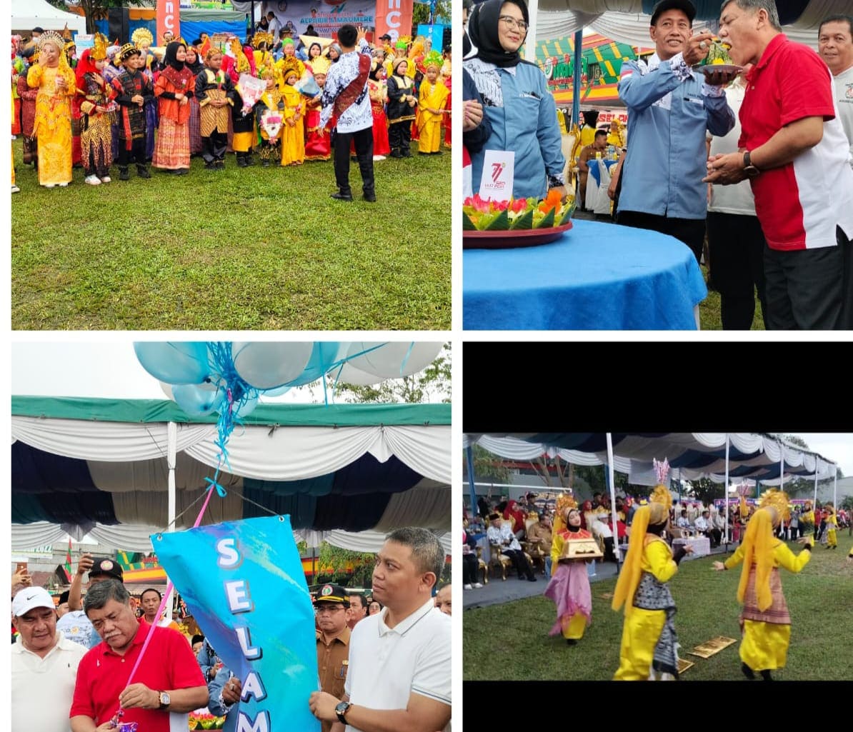 Rayakan HGN dan HUT PGRI Ke 77 Seluruh Guru Di Kecamatan Percut Seituan Senam Fun Aerobik Dan Melakukan Berbagai Macam Lomba.