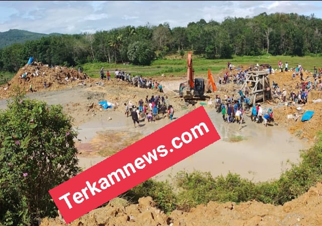 Belasan Anggota TNI AD Seruduk Polres Madina Bebaskan Mafia Tambang Ilegal, Ada Apa???.